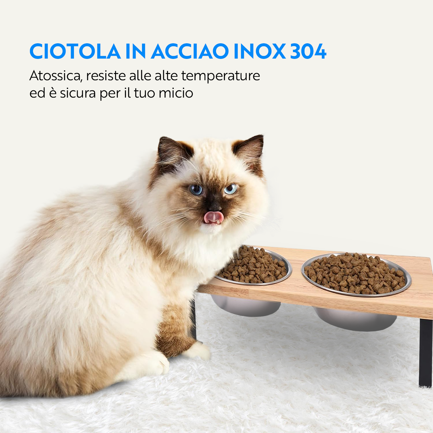 Ciotole Rialzate Anti Vomito  – Salva Collo e Digestione