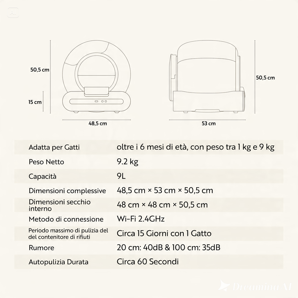 Lettiera Autopulente Ti+